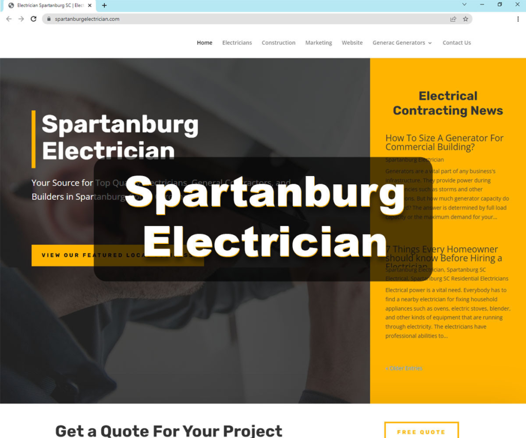 SPARTANBURG ELECTRICIAN​
