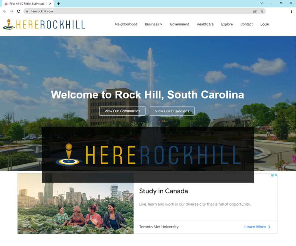 HereRockhill - Portfolio